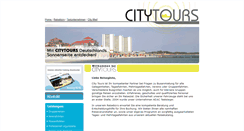 Desktop Screenshot of city-tours.de